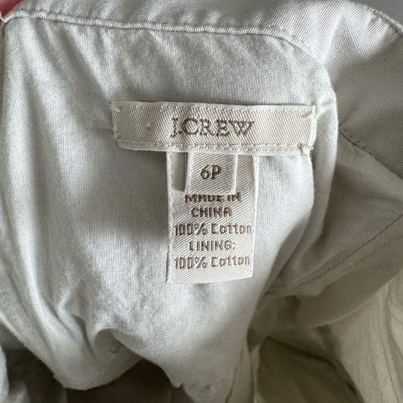 Light grey J Crew cotton halter dress - Picture 3 of 3